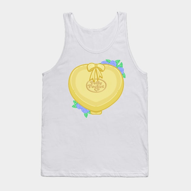 Stylin’ Salon Yellow Polly Pocket Tank Top by Eyeballkid-